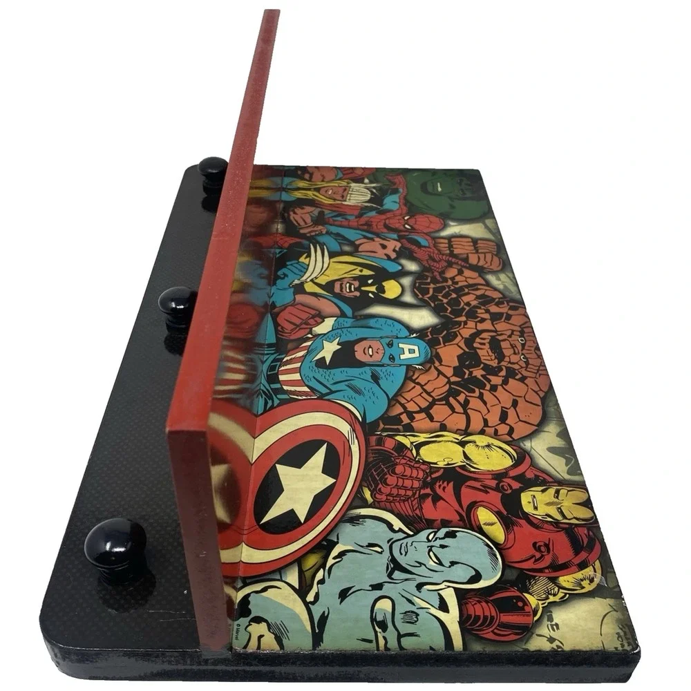 Marvel Superheroes Wall Shelf 18x10x5 Hanger Avengers Kids Room Decor Organizer